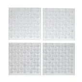 Clear Building Baseplate 4 pcs by Excellerations
