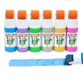 Paraben Free Simply Washable Tempera Paint Roller Set 6 Metallic Colors by Colorations