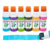 Paraben Free Simply Washable Tempera Paint Roller Set 6 Colors by Colorations