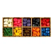 Classroom Value Pack Soy and Beeswax Bean Shaped Crayons Set of 100 by Colorations