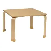 Milestones Bentwood Square Table Size Small by Environments