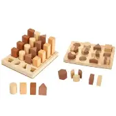 Natural Shape Puzzles Set of 2 by Excellerations