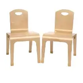 Milestones 16 Bentwood Chairs Set of 2 by Environments