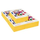 9 x 12 Mediumweight Construction Paper Pack 2500 sheets Color Yellow by Colorations