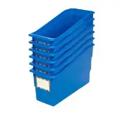 Durable Book and Binder Holders 6 Pack Blue by Really Good Stuff LLC
