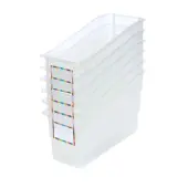Durable Book and Binder Holders 6 Pack Clear by Really Good Stuff LLC