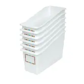 Durable Book and Binder Holders 6 Pack White by Really Good Stuff LLC