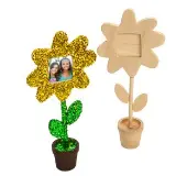 Glitter Flower Pot Frame Kit Makes 12 Crafts by Colorations