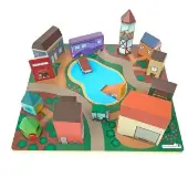 Journey Junction Build and Block Logic Puzzle Campground by Excellerations