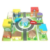 Journey Junction Build and Block Logic Puzzle Town by Excellerations