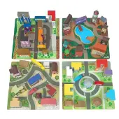 Journey Junction Build and Block Logic Puzzle 4 sets by Excellerations