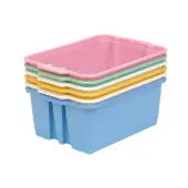 Stacking Bins 6 Pack Bold Vibes by Really Good Stuff LLC