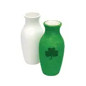 Shamrock Ceramic Vase Art Makes 12 Crafts by Colorations