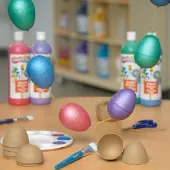Decorate Metallic Eggs Makes 12 Crafts by Colorations