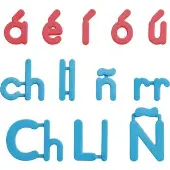 Spanish Plastic Magnetic Letters 12 magnetic letters by Really Good Stuff LLC