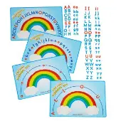 Magnetic Learning Activity Boards Kit Alphabet Arcs 4 mats 104 letters by Really Good Stuff LLC