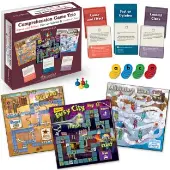 Comprehension Game Trio Cause And Effect Fact Or Opinion and Context Clues Grades 4 5 3 games by Really Good Stuff LLC