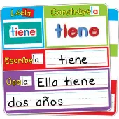 Spanish Magnetic Read Build And Write Boards With Magnetic High Frequency Words And Letters Kit kit by Really Good Stuff LLC