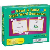 Read And Build Sight Word Sentences 25 cards 100 tiles by Really Good Stuff LLC