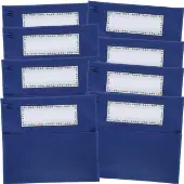 Classic Chair Pockets 8 Pack Color Blue by Really Good Stuff LLC