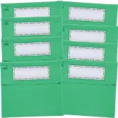 Classic Chair Pockets 8 Pack Color Green by Really Good Stuff LLC
