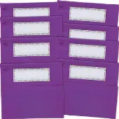 Classic Chair Pockets 8 Pack Color Purple by Really Good Stuff LLC