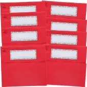 Classic Chair Pockets 8 Pack Color Red by Really Good Stuff LLC