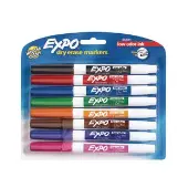 Expo Low Odor Fine Markers 8 ct Assorted 8 markers by Really Good Stuff LLC