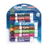 Expo Low Odor Chisel Markers 12 ct Assorted 12 markers by Really Good Stuff LLC