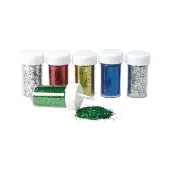 Plastic Glitter Pack Set of 6 by Colorations