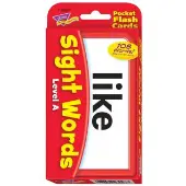 Sight Words Level A Pocket Flash Cards 56 cards by TREND enterprises Inc