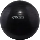 Bintiva Anti Burst Fitness Exercise Stability Yoga Ball 65 CM 1 yoga ball Color Black by Really Good Stuff LLC