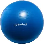 Bintiva Anti Burst Fitness Exercise Stability Yoga Ball 75 CM 1 yoga ball Color Blue by Really Good Stuff LLC