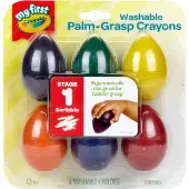 My First Washable Egg Crayons 6 Count by Crayola