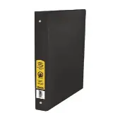 1 Black 3 Ring Binder w 2 Pockets Color Black by Really Good Stuff LLC