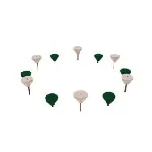 Pebble Path in Natural Colors Playground Equipment Set of 12 by NVB Playgrounds