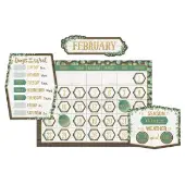 Eucalyptus Calendar Bulletin Board 91 Pieces by Teacher Created Resources