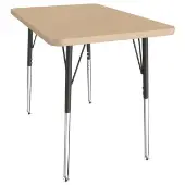 24 x 36 Rectangle Table Maple by Factory Direct Partners