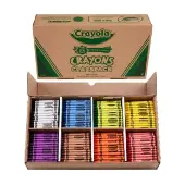 Regular Crayons Classpack Value Pack 8 Colors Set of 800 by Crayola