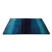 Water Stripes Carpet Blue 6 X 9 Rectangle by Carpets for Kids