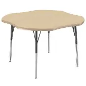 48 Clover Table Maple by Factory Direct Partners