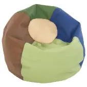 Soft Scape Classic 26 Junior Bean Bag Earthtone by Factory Direct Partners