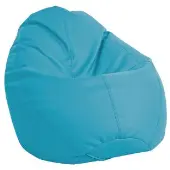 Soft Scape Dew Drop Bean Bag Color Aqua by Factory Direct Partners