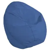 Soft Scape Dew Drop Bean Bag Color Navy by Factory Direct Partners
