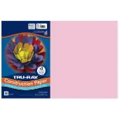 Sulphite Construction Paper 12 x 18 50 Sheets Color Pink by Tru Ray