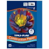 Pink Sulphite Paper 9 x 12 50 Sheets Color Blue by Tru Ray