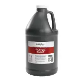 Acrylic Paint 1 2 Gallon Color Black by Handy Art