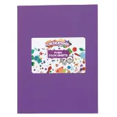 Blue Foam Sheets 10 Pack Color Purple by Colorations