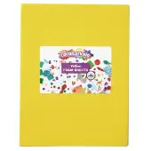 Blue Foam Sheets 10 Pack Color Yellow by Colorations