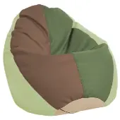 Soft Scape Dew Drop Bean Bag Earthtone by Factory Direct Partners